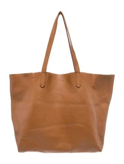 Pre-owned Cuyana Leather Top Handle Bag In Brown