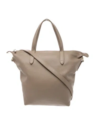 Pre-owned Cuyana Leather Top Handle Bag In Brown