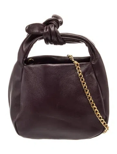 Pre-owned Cuyana Leather Top Handle Bag In Brown