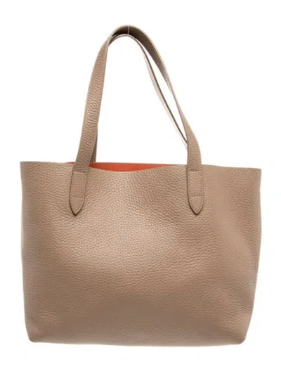 Pre-owned Cuyana Leather Top Handle Bag In Neutral