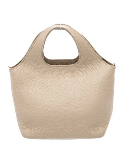 Pre-owned Cuyana Leather Top Handle Bag In Neutral