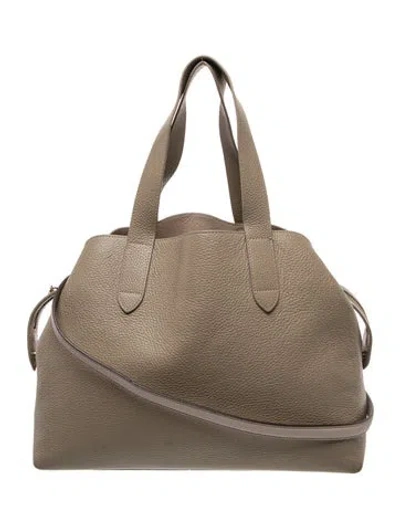 Pre-owned Cuyana Leather Top Handle Bag In Neutral
