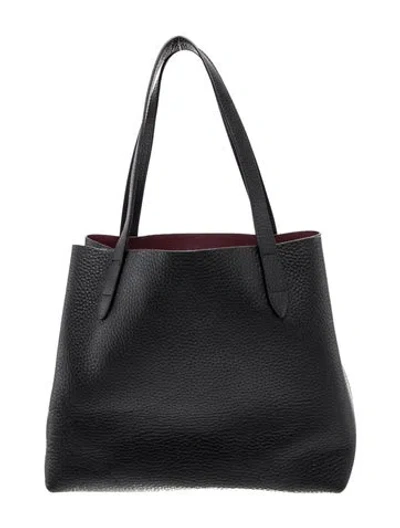 Pre-owned Cuyana Leather Tote In Black