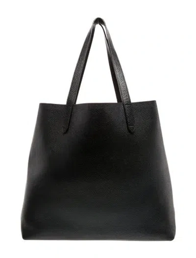 Pre-owned Cuyana Leather Tote In Black