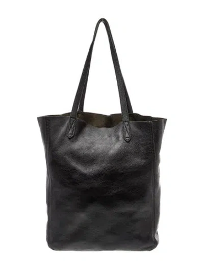 Pre-owned Cuyana Leather Tote In Black