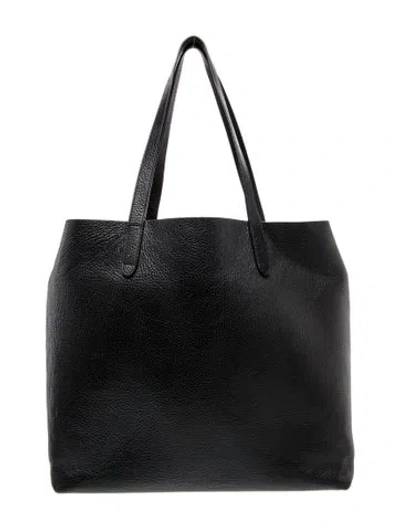 Pre-owned Cuyana Leather Tote In Black