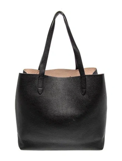 Pre-owned Cuyana Leather Tote In Black