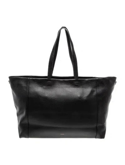 Pre-owned Cuyana Leather Tote In Black