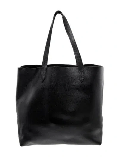 Pre-owned Cuyana Leather Tote In Black
