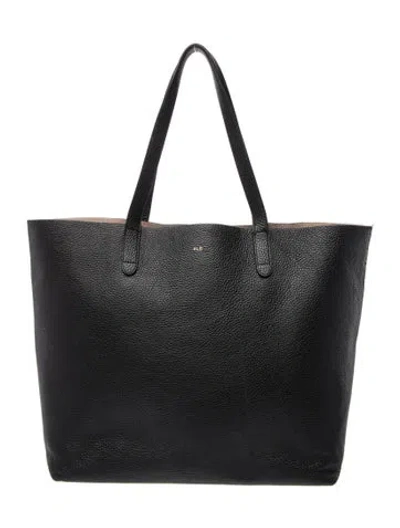 Pre-owned Cuyana Leather Tote In Black