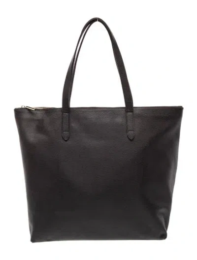 Pre-owned Cuyana Leather Tote In Black