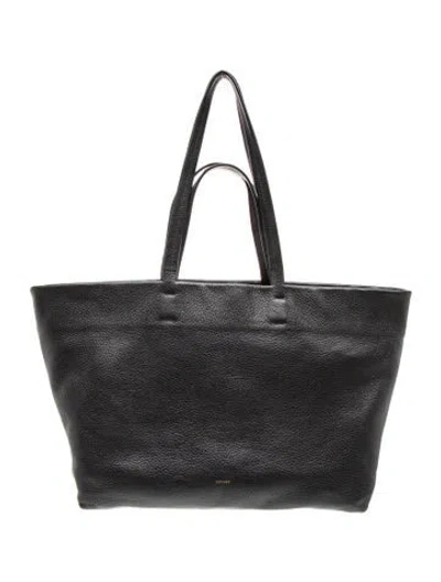 Pre-owned Cuyana Leather Tote In Black