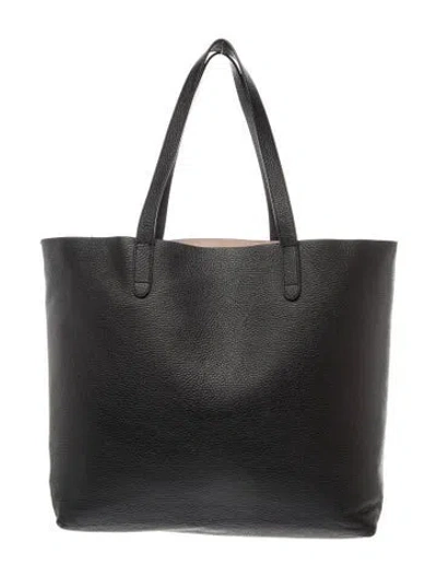 Pre-owned Cuyana Leather Tote In Black