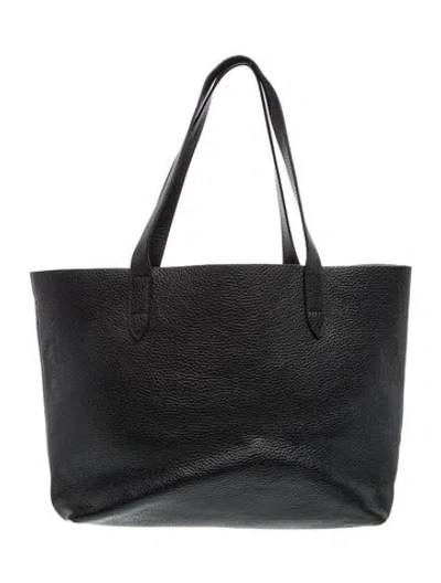 Pre-owned Cuyana Leather Tote In Black