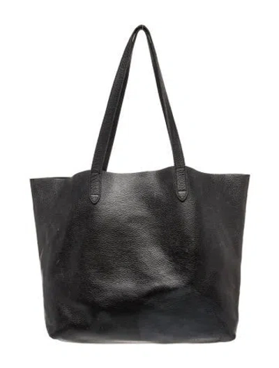 Pre-owned Cuyana Leather Tote In Black