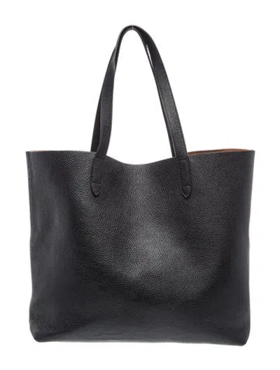 Pre-owned Cuyana Leather Tote In Black