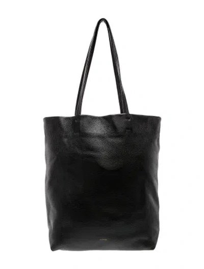 Pre-owned Cuyana Leather Tote In Black