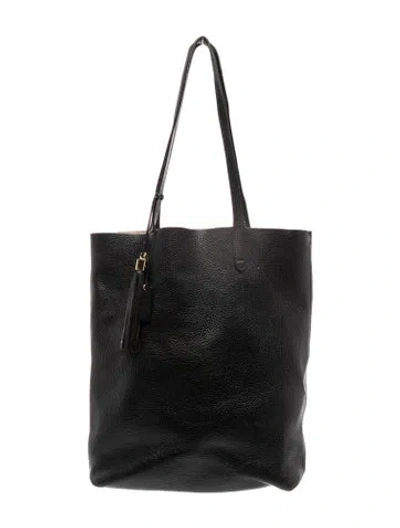 Pre-owned Cuyana Leather Tote In Black