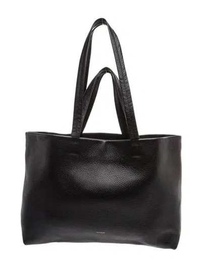 Pre-owned Cuyana Leather Tote In Black