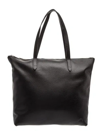 Pre-owned Cuyana Leather Tote In Black