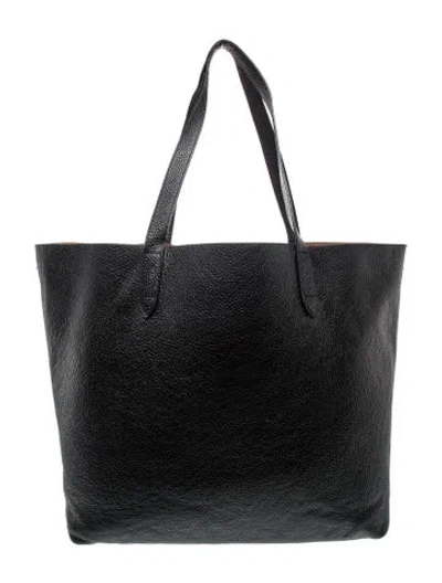 Pre-owned Cuyana Leather Tote In Black