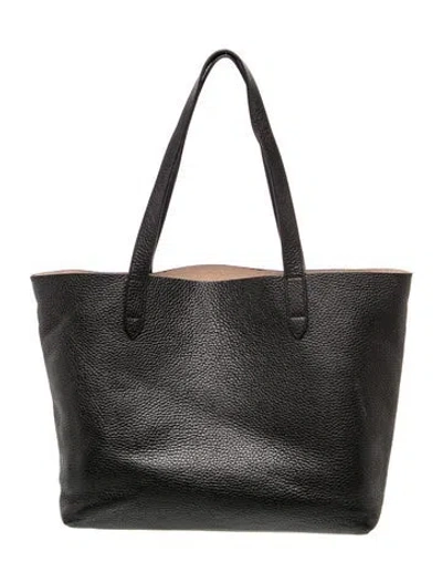 Pre-owned Cuyana Leather Tote In Black
