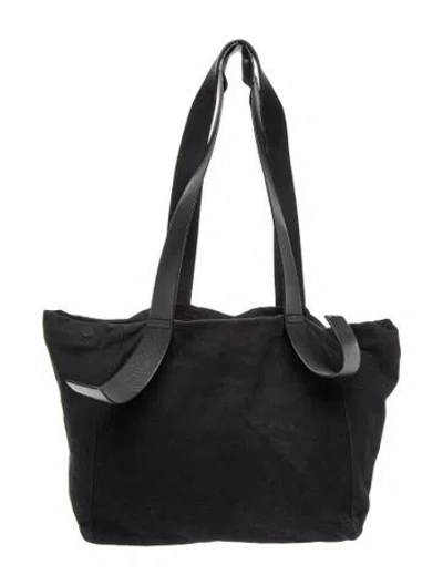 Pre-owned Cuyana Leather Tote In Black