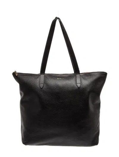 Pre-owned Cuyana Leather Tote In Black