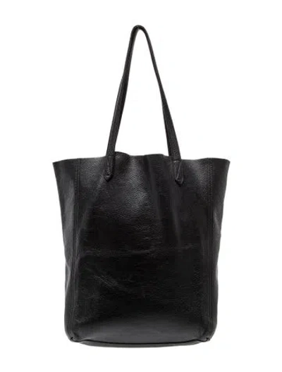 Pre-owned Cuyana Leather Tote In Black