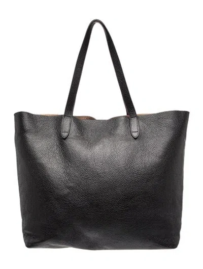 Pre-owned Cuyana Leather Tote In Black