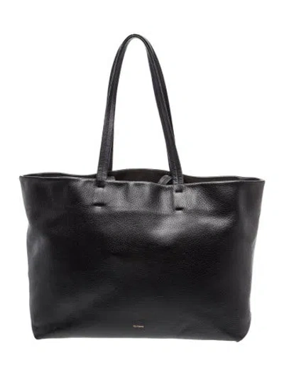 Pre-owned Cuyana Leather Tote In Black