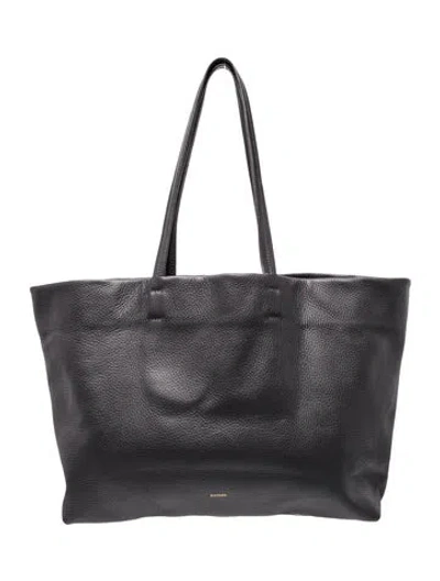 Pre-owned Cuyana Leather Tote In Black