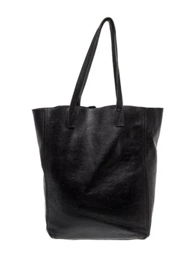 Pre-owned Cuyana Leather Tote In Black
