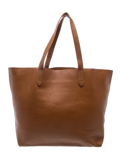 Pre-owned Cuyana Leather Tote In Brown