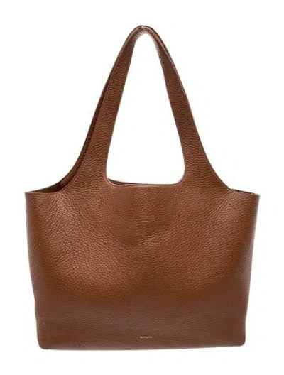 Pre-owned Cuyana Leather Tote In Brown