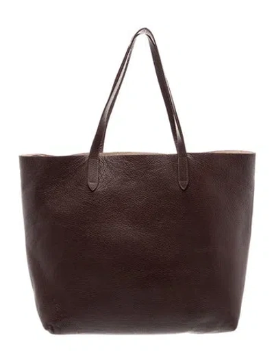 Pre-owned Cuyana Leather Tote In Brown