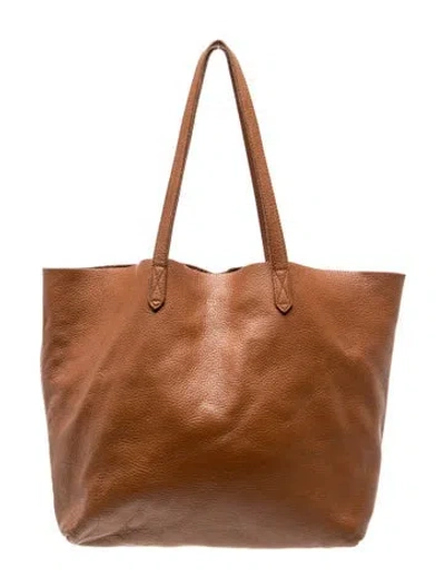 Pre-owned Cuyana Leather Tote In Brown