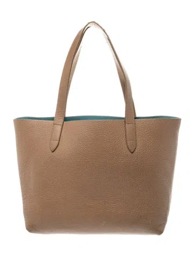 Pre-owned Cuyana Leather Tote In Brown