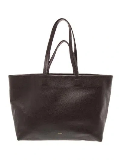 Pre-owned Cuyana Leather Tote In Brown