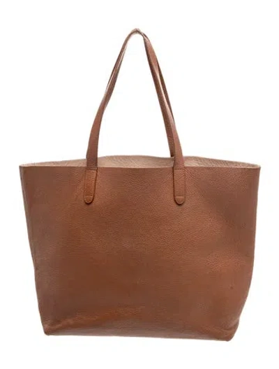 Pre-owned Cuyana Leather Tote In Brown