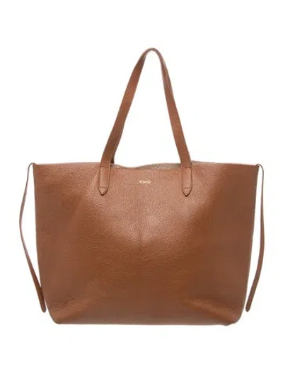 Pre-owned Cuyana Leather Tote In Brown
