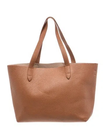 Pre-owned Cuyana Leather Tote In Brown