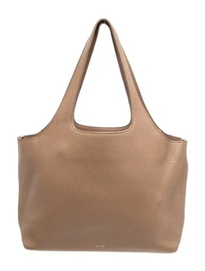 Pre-owned Cuyana Leather Tote In Brown