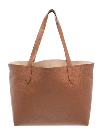 Pre-owned Cuyana Leather Tote In Brown