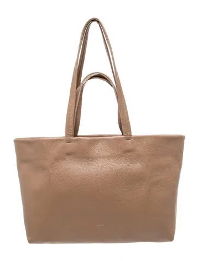 Pre-owned Cuyana Leather Tote In Brown