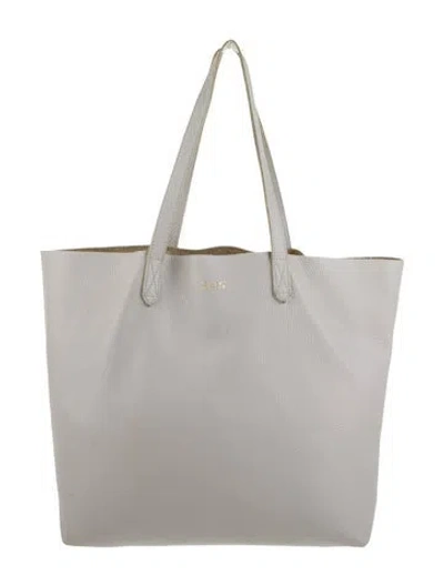 Pre-owned Cuyana Leather Tote In Gray