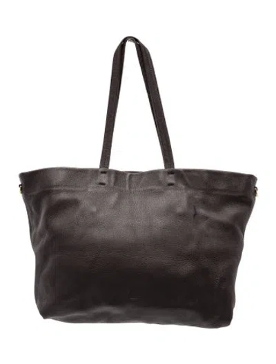 Pre-owned Cuyana Leather Tote In Green
