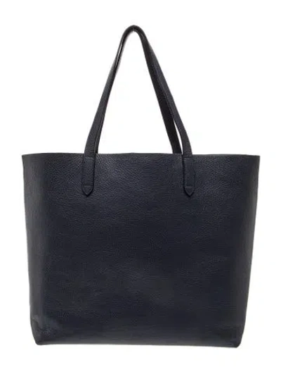 Pre-owned Cuyana Leather Tote In Grey