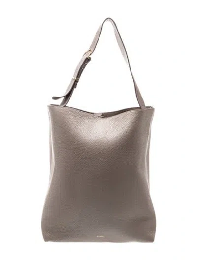 Pre-owned Cuyana Leather Tote In Grey