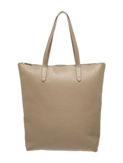 Pre-owned Cuyana Leather Tote In Neutral